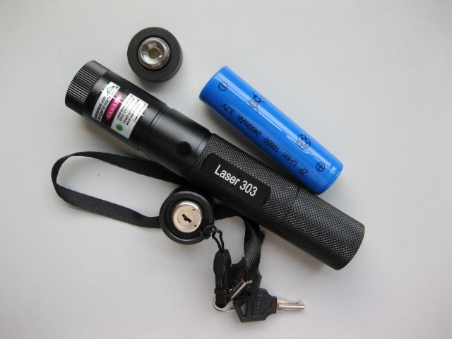 505nm 30mW Verde solid state laser with power supply